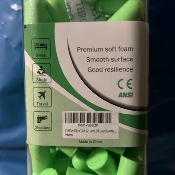 122pc Soft Foam Ear Plugs - Picture 3 of 3